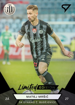 Matej Mrsic Ceske Budejovice SportZoo FORTUNA:LIGA 2021/22 2. serie Black /19 #320